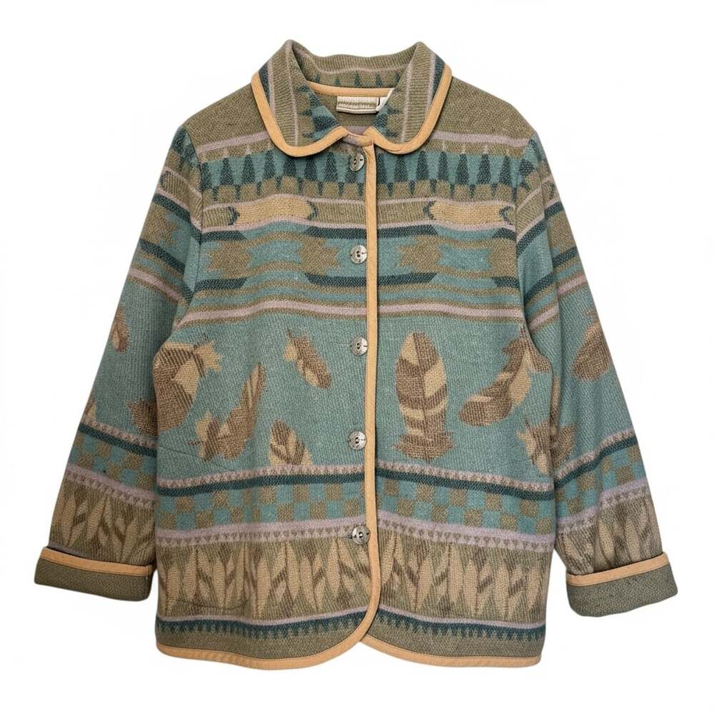Vintage Coldwater Creek Southwest Style Jacket Size M Cabin Cottagecore